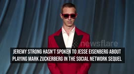 NEWS OF THE WEEK: Jeremy Strong insists his portrayal of Mark Zuckerberg has 'nothing to do with' Jesse Eisenberg's