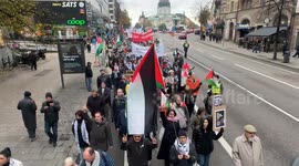 Hundreds protest in Stockholm against Israel’s West Bank annexation plan