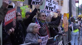 Demonstrators rally in New York against ICE policies