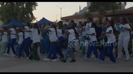 African Hebrew Community in Dimona Dance troops Marks New World Passover