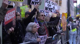 US: Demonstrators rally in New York against ICE policies