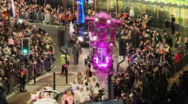 Thousands turn out for a Spooktacular Halloween parade in Essex, UK
