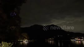 Stunning Drone Show at Lugano Plan B Bitcoin Conference in Switzerland