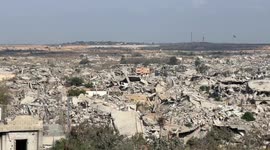 Total devastation in northern Gaza as residents return to ruins