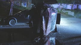 US, Los Angeles: Santa Clarita Violent DUI Wreck Leaves Driver In Cuffs