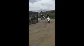 Vespa Crash in Tuscany