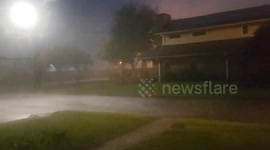 Severe Thunderstorm Batters Southern Louisiana Under Tornado Watch