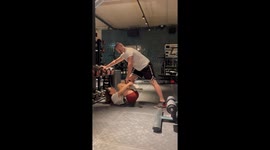 Girls Bodyweight Is a Dumbbell