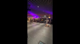Gym Bro Picks Up Gym Crush's Feet