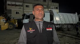 Heavy machinery enters Gaza to rebuild areas devastated by Israeli attacks (2)