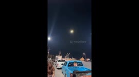 Meteor illuminates night sky as it burns up above Thailand