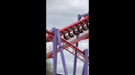 Fairground ride glitch leaves visitors stuck in mid-air for 20 minutes