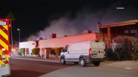 US, Phoenix: Phoenix Washington Street Commercial Structure Fire