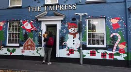 Britain's most festive pub transforms into Christmas grotto - two months early