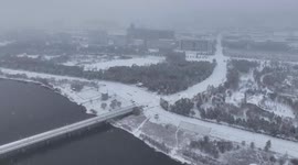 China: Heavy snow hits Daxing'anling region in northeast China