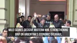 Milei Scores Decisive Midterm Win, Strengthening Grip on Argentina's Economic Overhaul