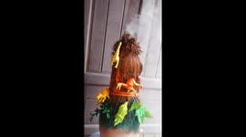 Dinosaur Volcano For Crazy Hair Day