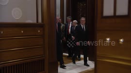Türkiye: Turkish President Erdogan meets UK PM Starmer at presidential complex
