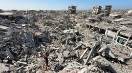 Jabalia refugee camp left in ruins after two years of Israeli strikes on Gaza