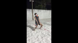 Volleyball to the Face