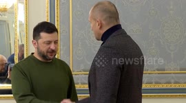 Ukrainian president, Croatian defense minister discuss veteran policy, new military aid packages