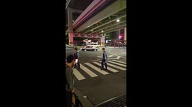 Japan: Trump Convoy Travels Through Tokyo Under Heavy Security 3