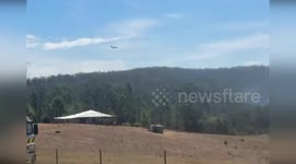 Australia: Firefighters Protect Homes As Blaze Rises On Sugarbag Rd