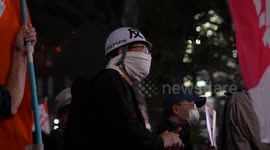 4K video Anti-Trump and Anti-Takaichi Protest in Tokyo Ahead of Trump’s Japan Visit – October 2025 Political Demonstration