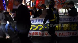 4K video Anti-Trump and Anti-Takaichi Protest in Tokyo Ahead of Trump’s Japan Visit – October 2025 Political Demonstration