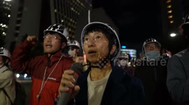 4K video Anti-Trump and Anti-Takaichi Protest in Tokyo Ahead of Trump’s Japan Visit – October 2025 Political Demonstration