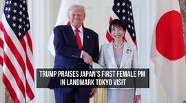 Trump Praises Japan's First Female PM in Landmark Tokyo Visit