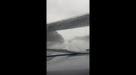 Torrential rain hits Melbourne, Victoria, Australia