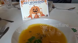Spooky Halloween vibes at Refettorio Felix St Cuthberts Centre in Londons Kensington