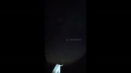Heavy rain and power outage in Wimberley, Texas, USA