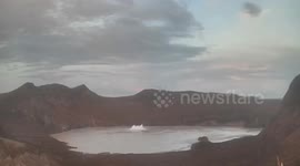 Time-lapse video captures ash plume from Taal Volcano’s Main Crater in Batangas, Philippines