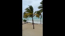 Strong winds from Storm Melissa lash Ocho Rios, Jamaica