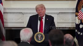 UNCAPTIONED: Trump Refuses to Rule Out Third Term, Boasts of 'Perfect' MRI at Walter Reed