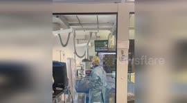 Surgical Team Operates As 6.8 Magnitude Quake Shakes Martinique Hospital