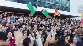 Students protest at speech by political activist in Valencia