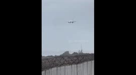 Plane Aborts Landing During Storm Amy