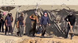 Al-Qassam Brigades search tunnels for remains of Israeli hostages in Khan Yunis