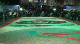 Mexico: Massive Day of the Dead Offering transforms Mexico City's Zocalo square