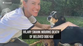 IN CASE YOU MISSED IT: Hilary Swank mourns death of beloved dog Kai