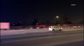 US, Los Angeles: Van Nuys High-Speed Chase Of Attempted Murder Suspect