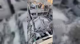 Israeli Airstrike Destroys A Family Home in Central Gaza