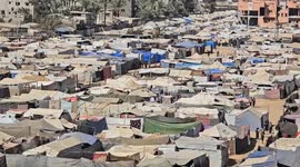 Nowhere to return: Displaced Gazans face perilous future in makeshift tent city
