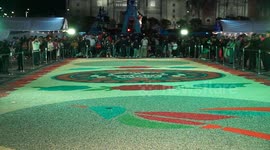 Massive Day of the Dead Offering transforms Mexico City's Zocalo square