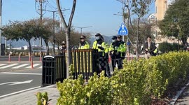 Protesters rally in South Korea against Trump’s visit ahead of APEC summit