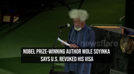 Nobel Prize-Winning Author Wole Soyinka Says U.S. Revoked His Visa
