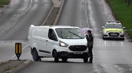 West Midlands Police recreate moment woman is seriously injured by drug-driving van driver in Oldbury